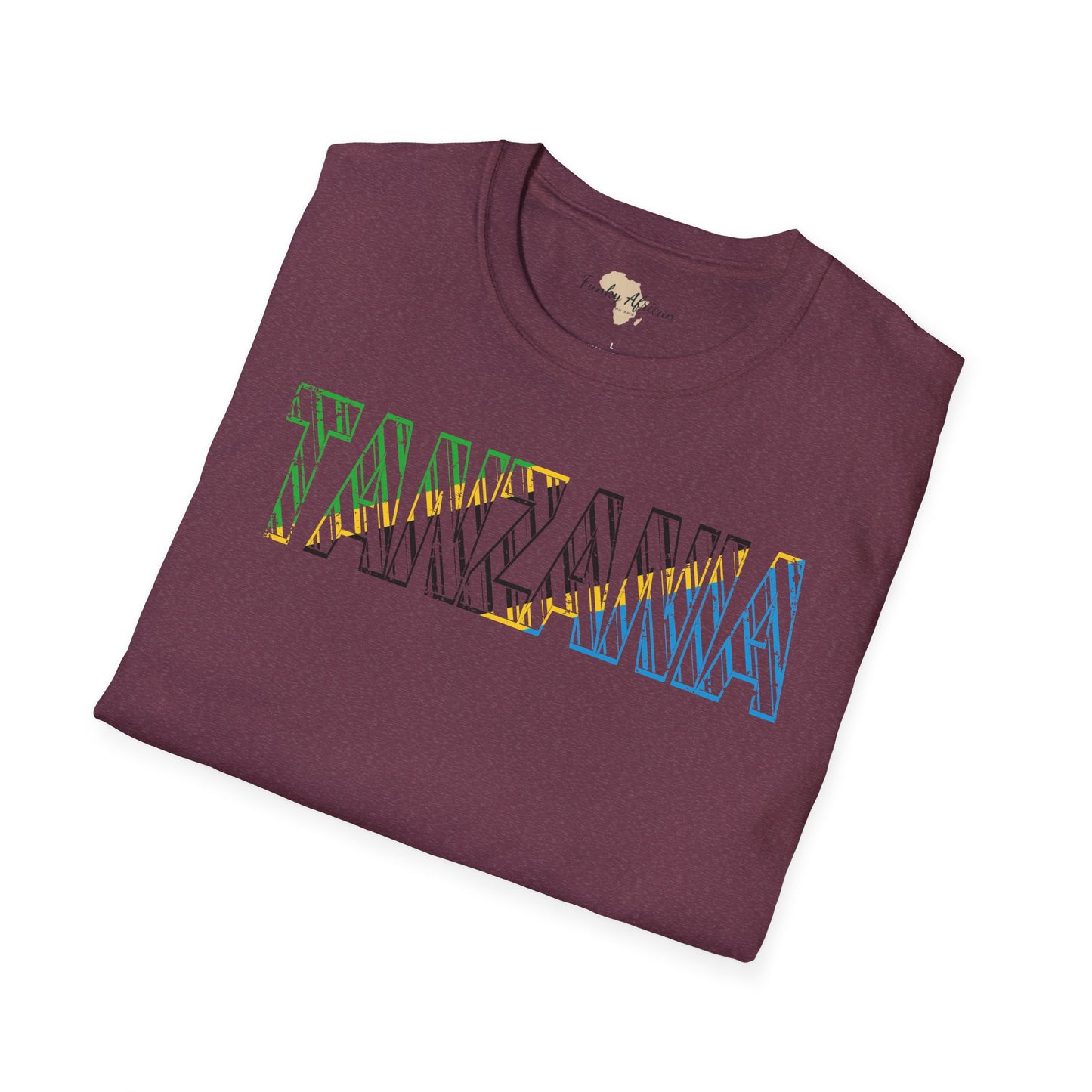 Tanzania text unisex softstyle tee