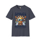 Smiles and happiness unisex softstyle tee Funky African