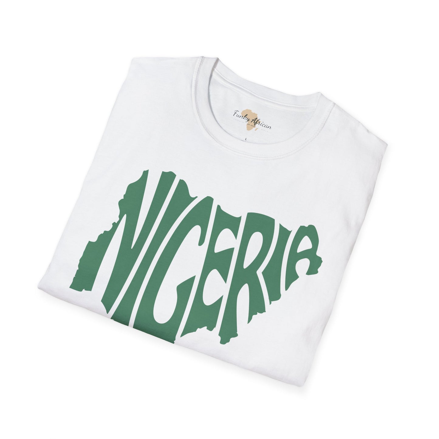 Nigeria cut unisex softstyle tee