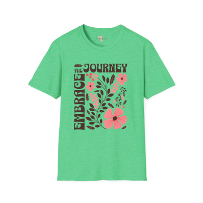 Embrace the journey unisex softstyle tee