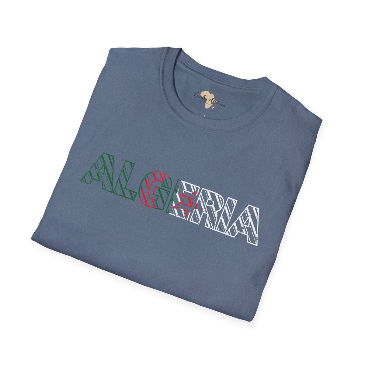 Algeria text unisex softstyle tee Funky African