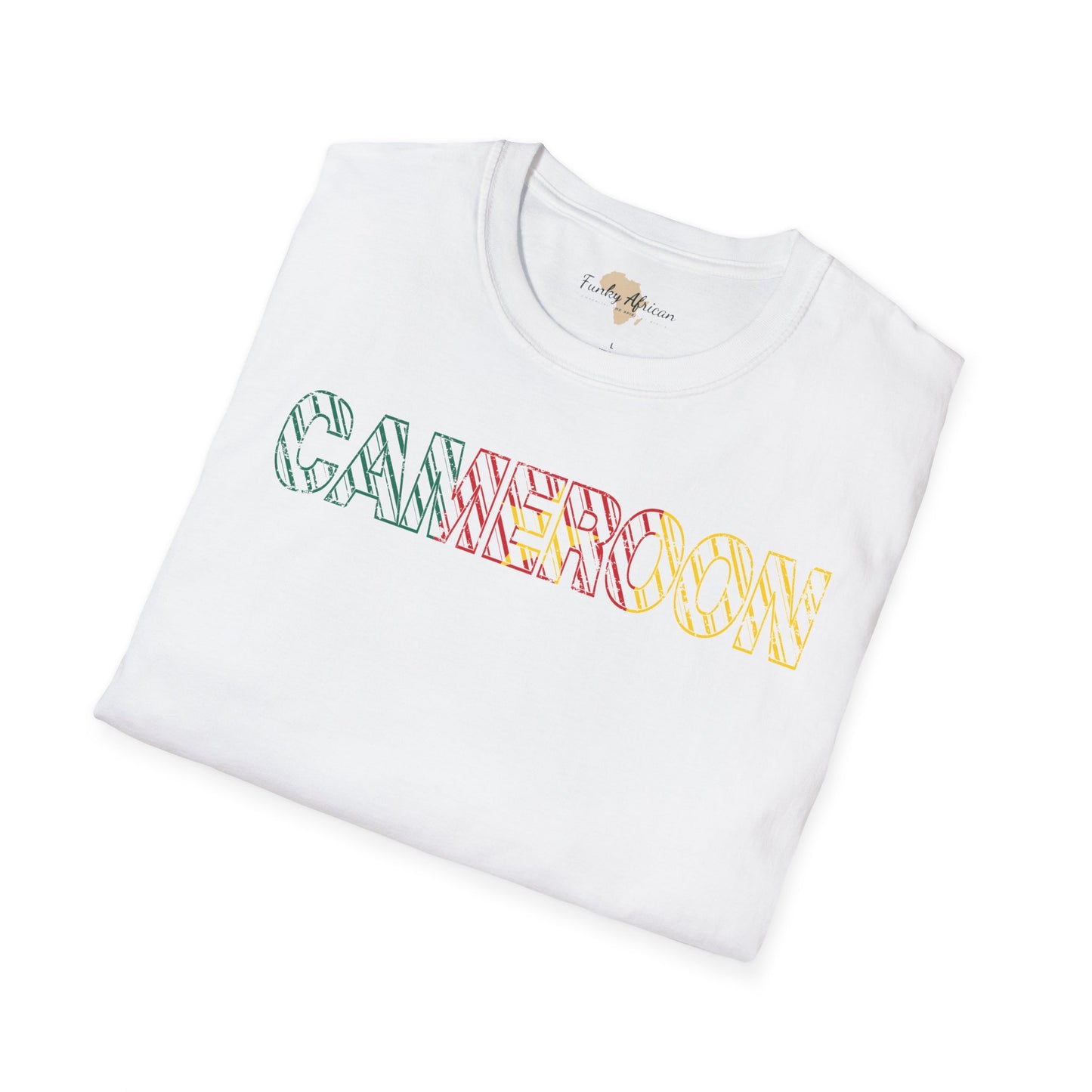 Cameroon text unisex softstyle tee