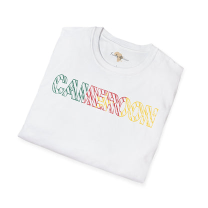 Cameroon text unisex softstyle tee