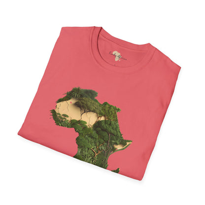 African forest unisex softstyle tee