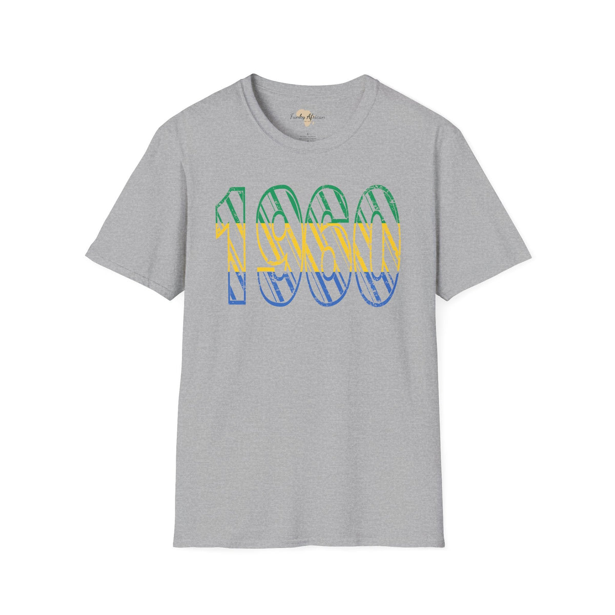 Gabon year unisex softstyle tee Funky African