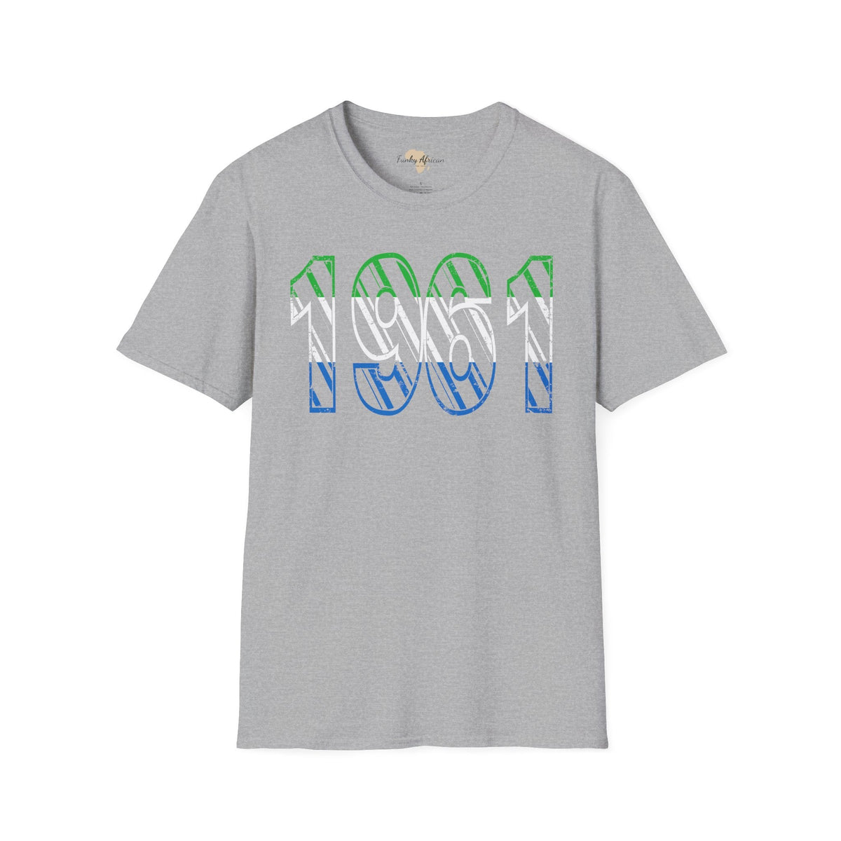 Sierra Leone year unisex softstyle tee Funky African