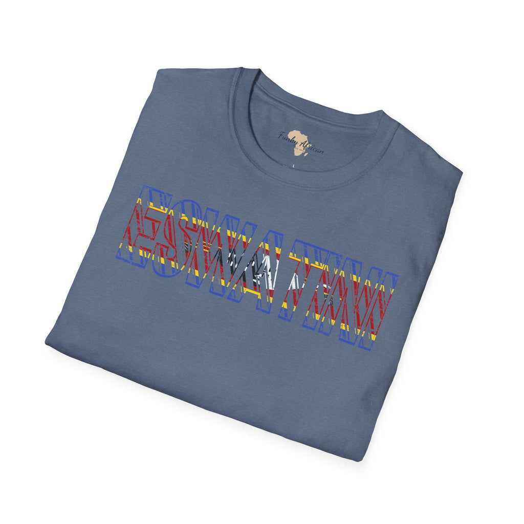 Eswatini text unisex softstyle tee Funky African