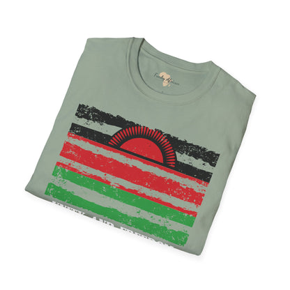 Malawi strip unisex softstyle tee