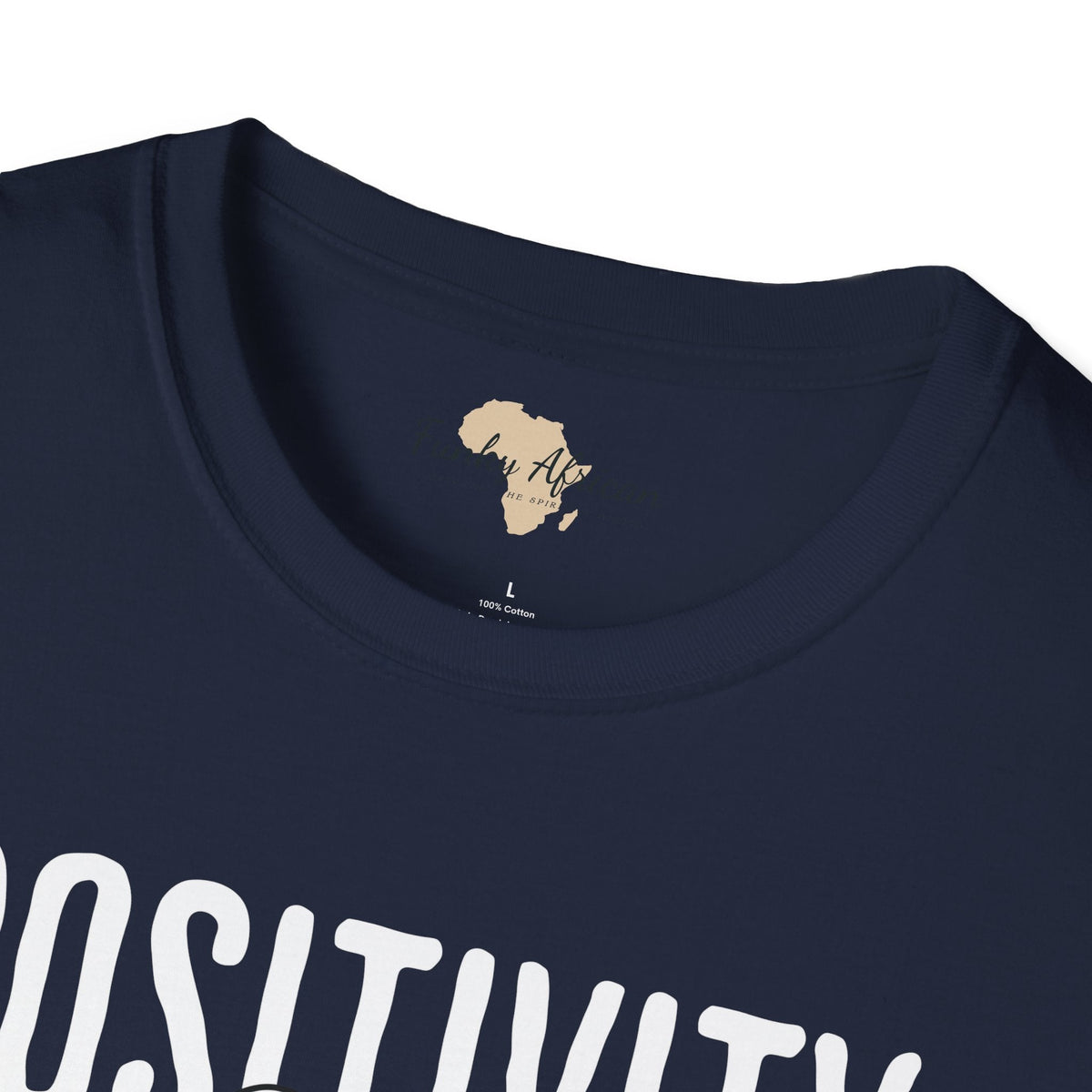 Positivity is a choice unisex softstyle tee Funky African