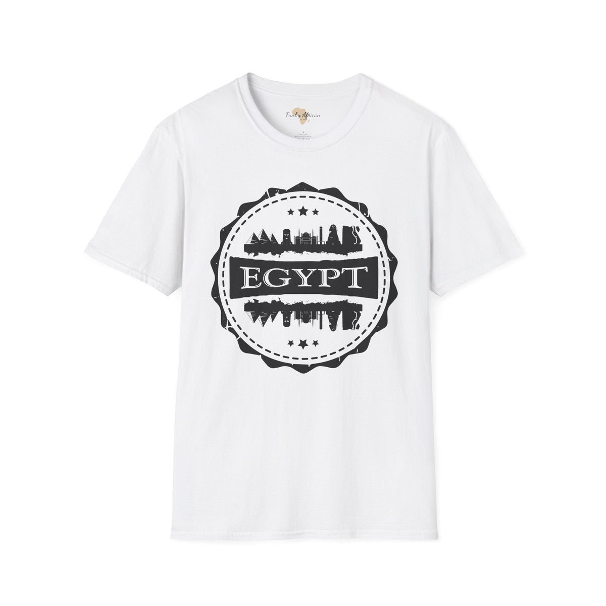 Egypt Stamp unisex tee Funky African