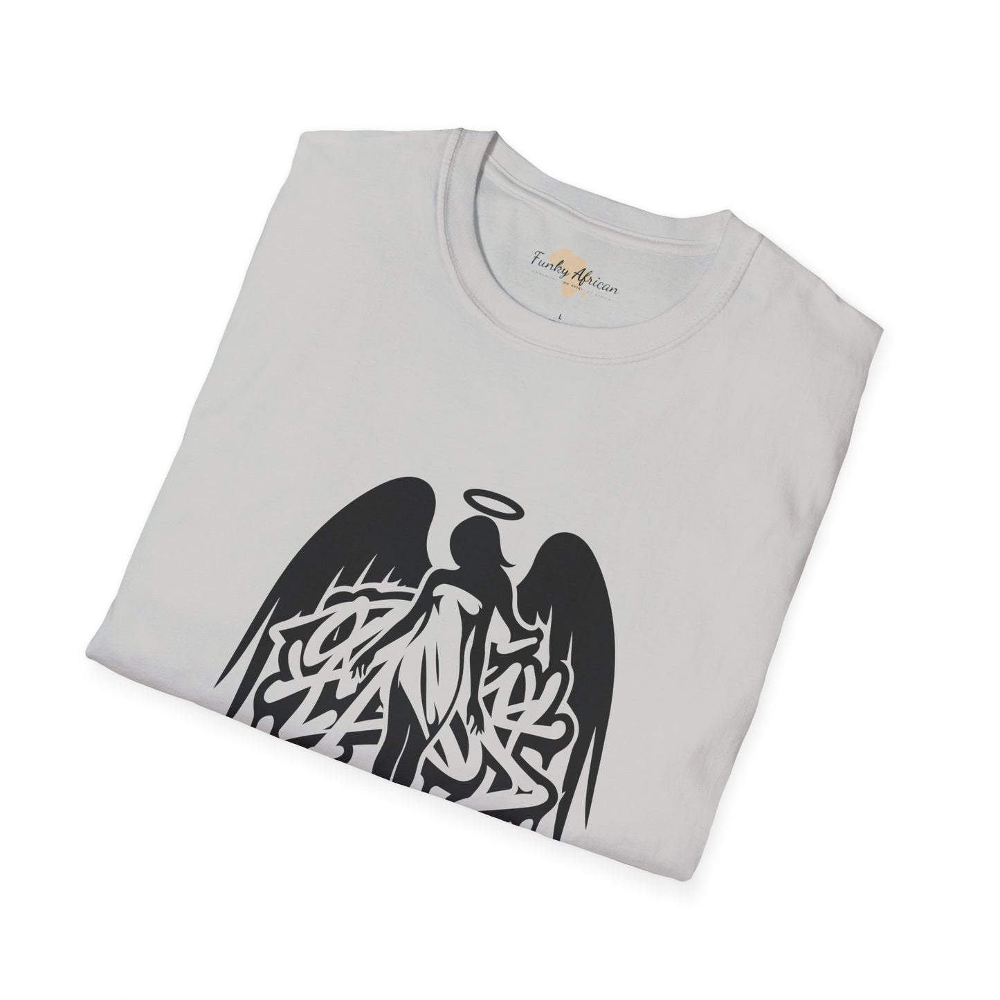 Angel graffiti unisex softstyle tee