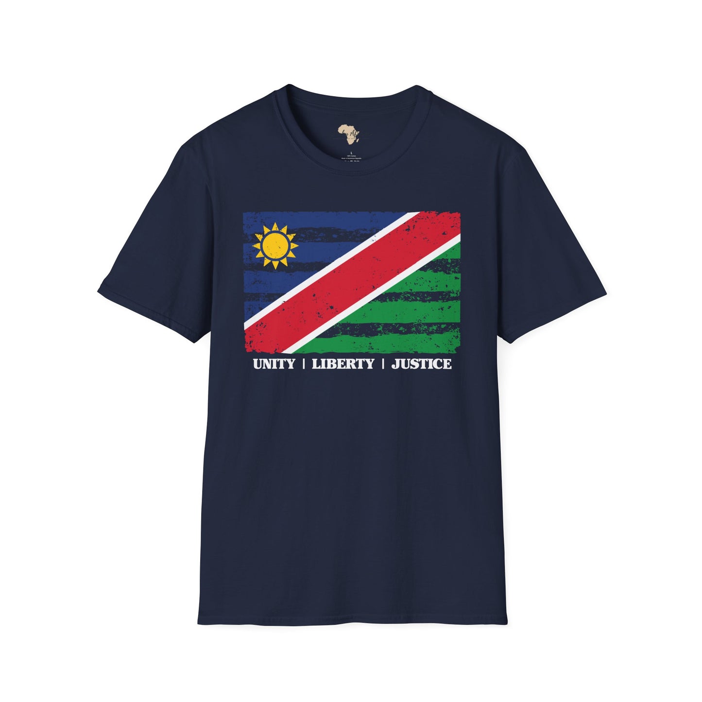 Namibia strip unisex softstyle tee