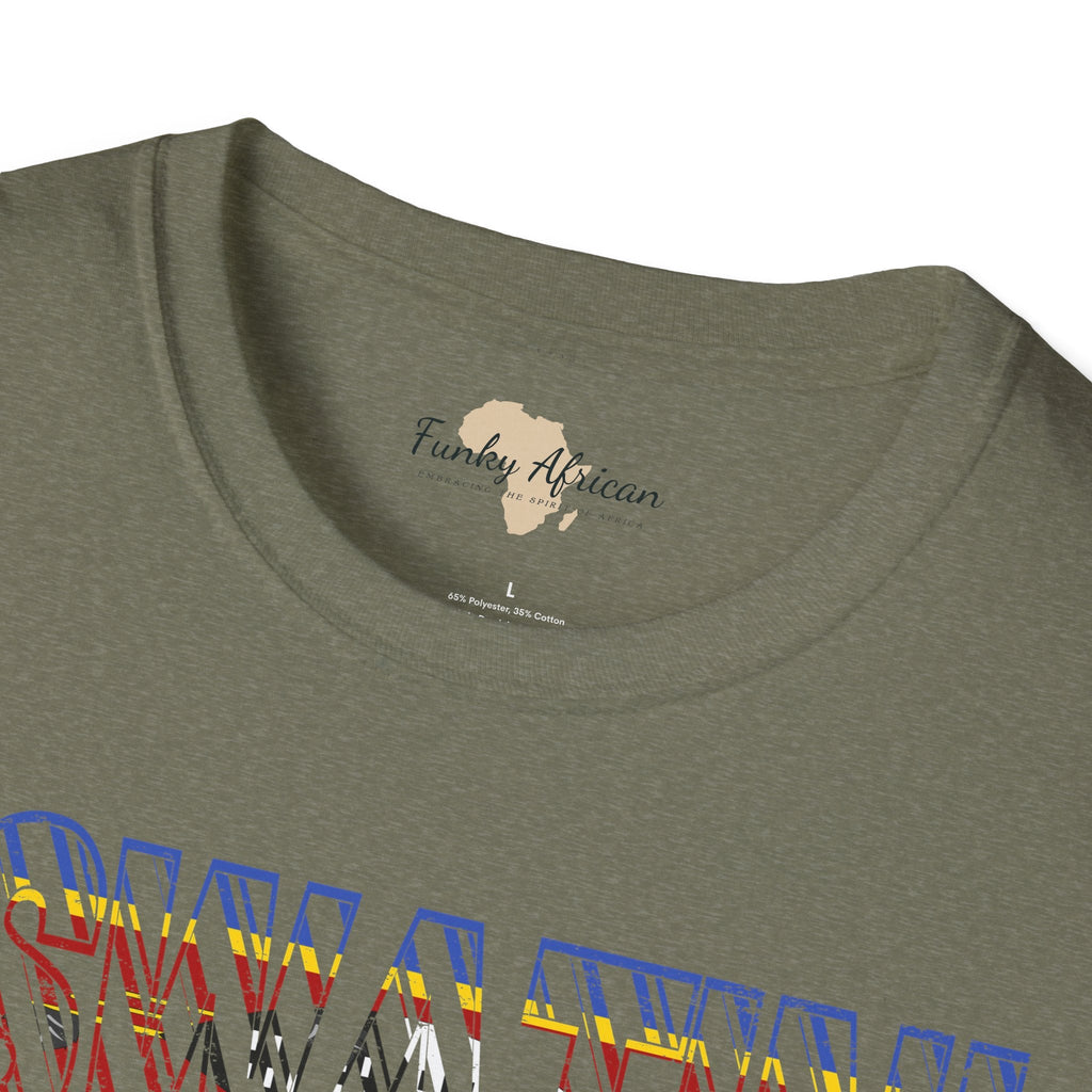 Eswatini text unisex softstyle tee Funky African