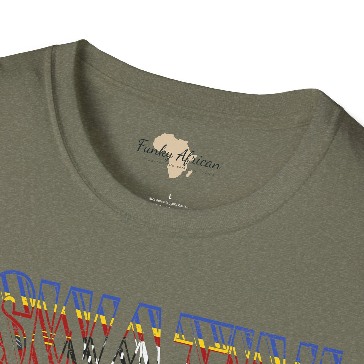 Eswatini text unisex softstyle tee Funky African