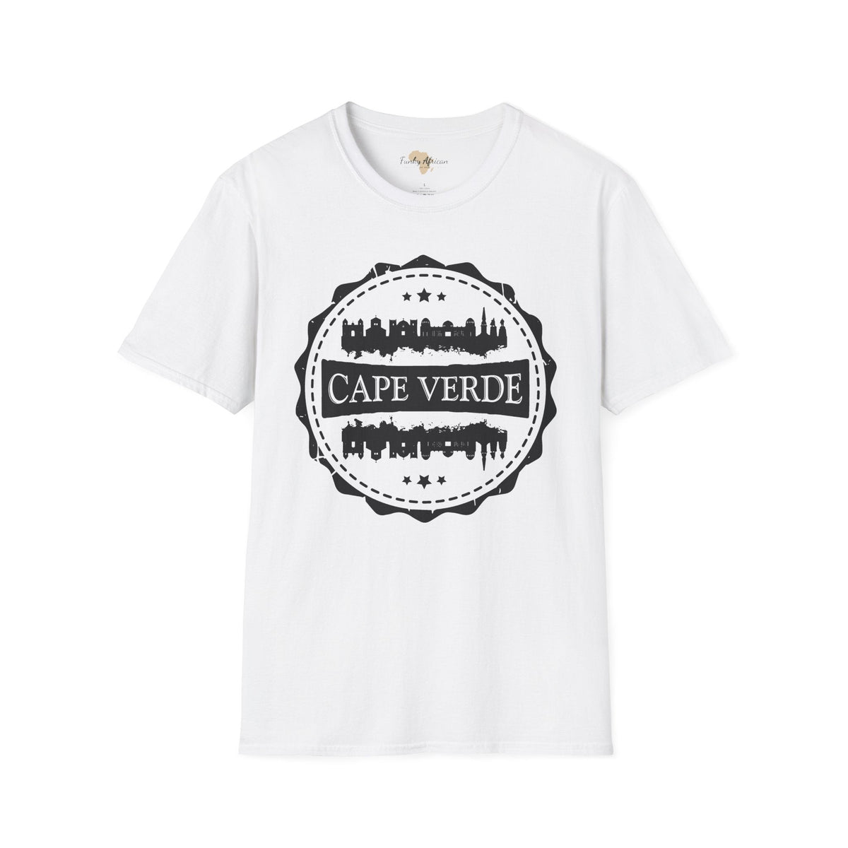 Cabo Verde Stamp unisex tee Funky African