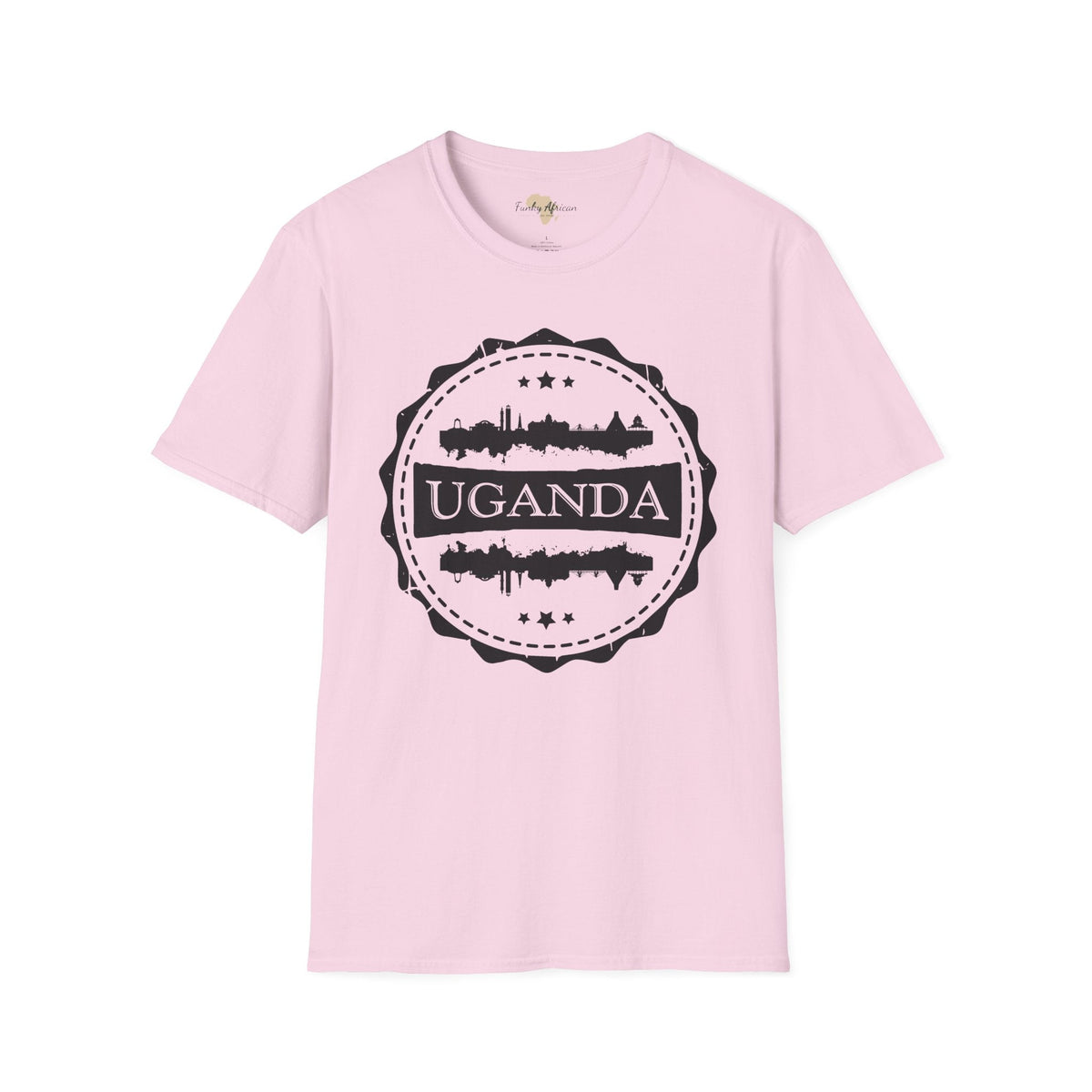 Uganda Stamp unisex tee Printify