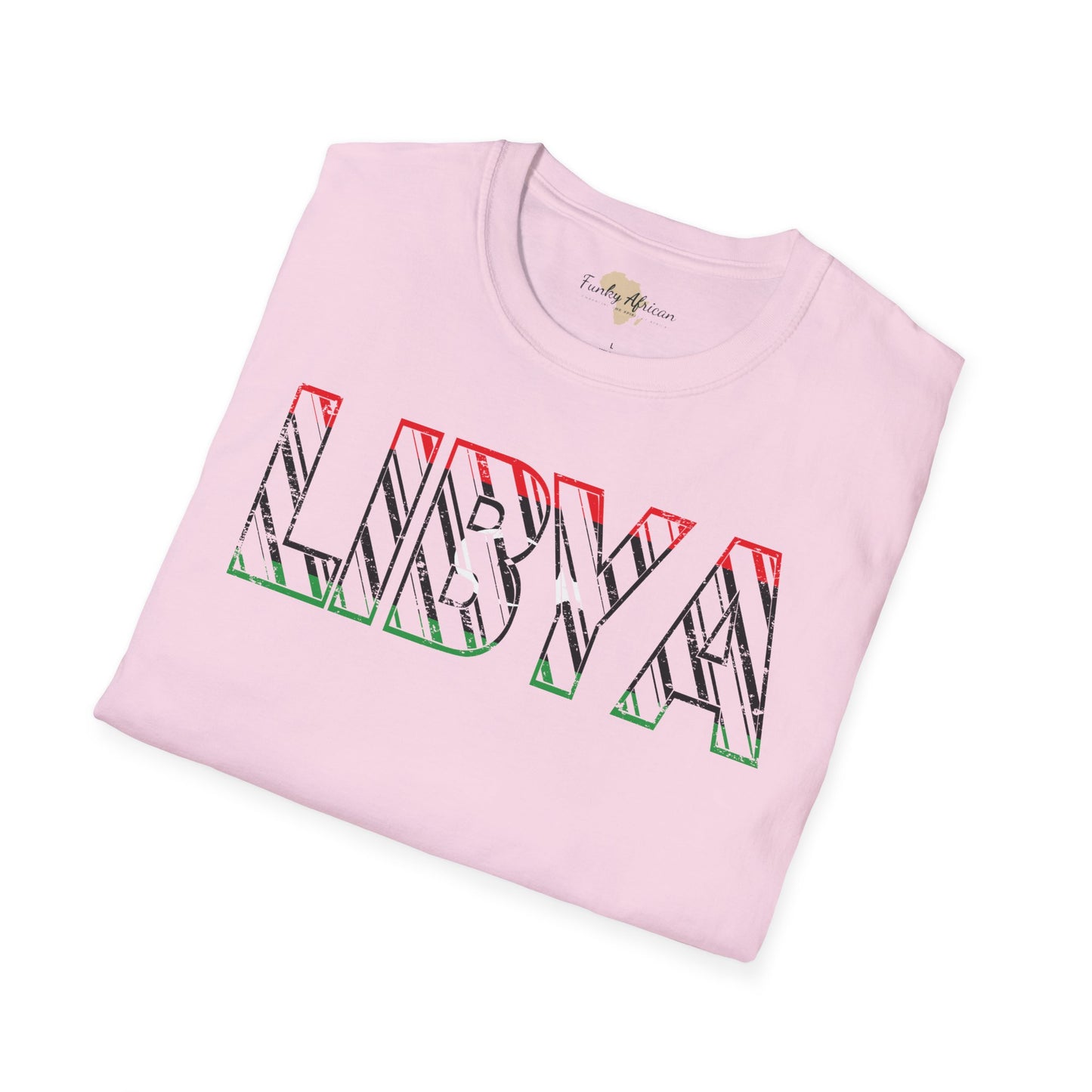 Libya text unisex softstyle tee