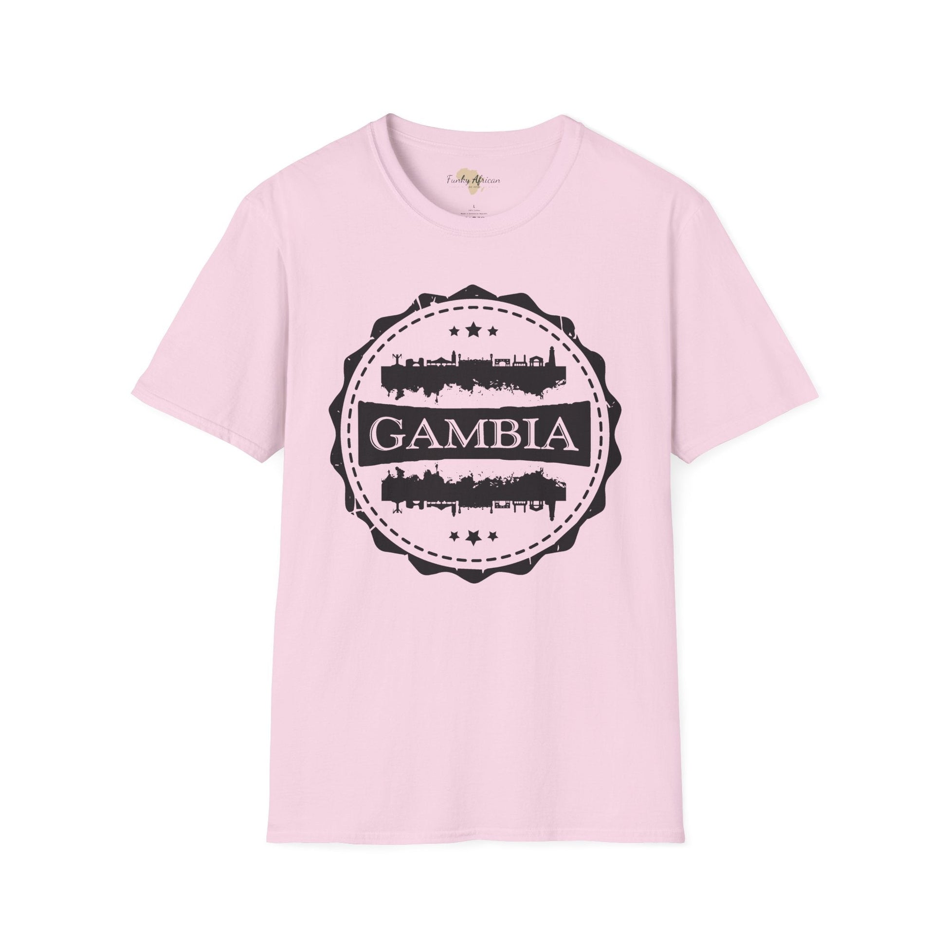 Gambia Stamp unisex tee Funky African