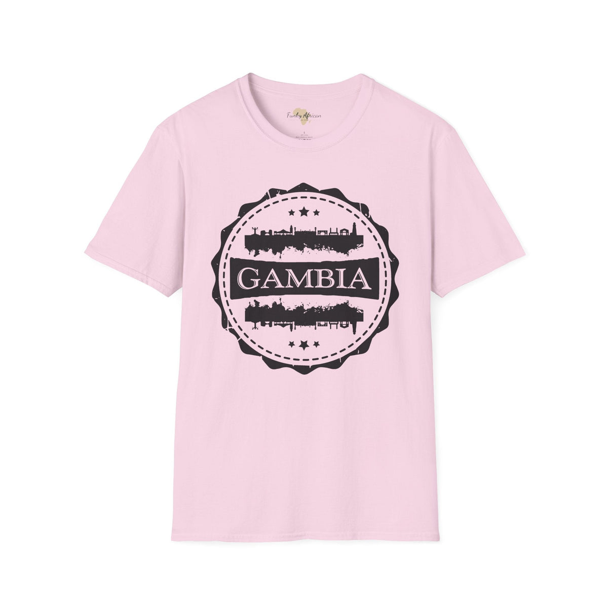 Gambia Stamp unisex tee Funky African