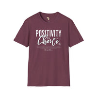 Positivity is a choice unisex softstyle tee Funky African