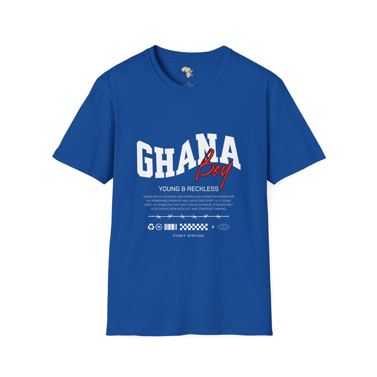 Ghana boy unisex softstyle tee Funky African