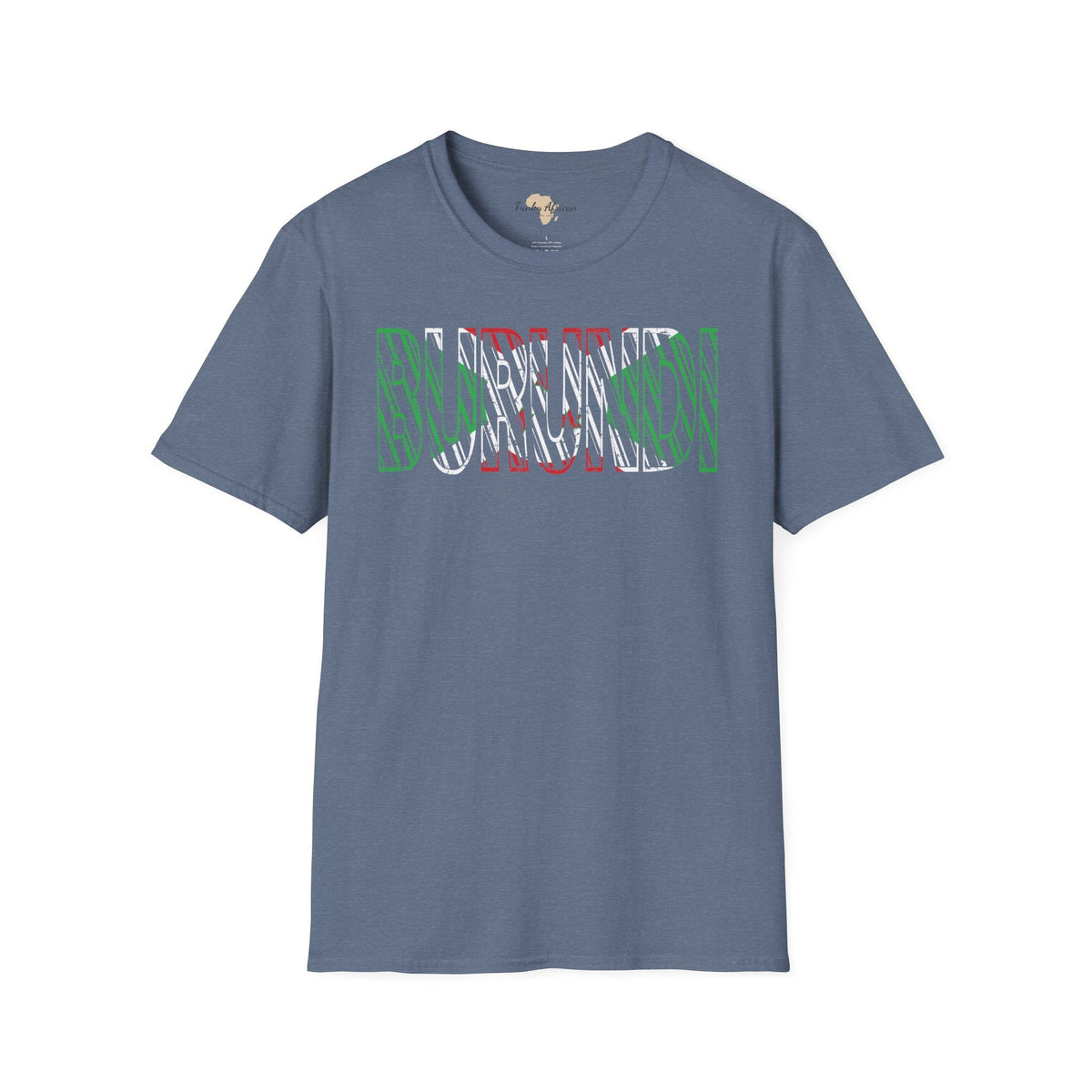 Burundi text unisex softstyle tee Funky African