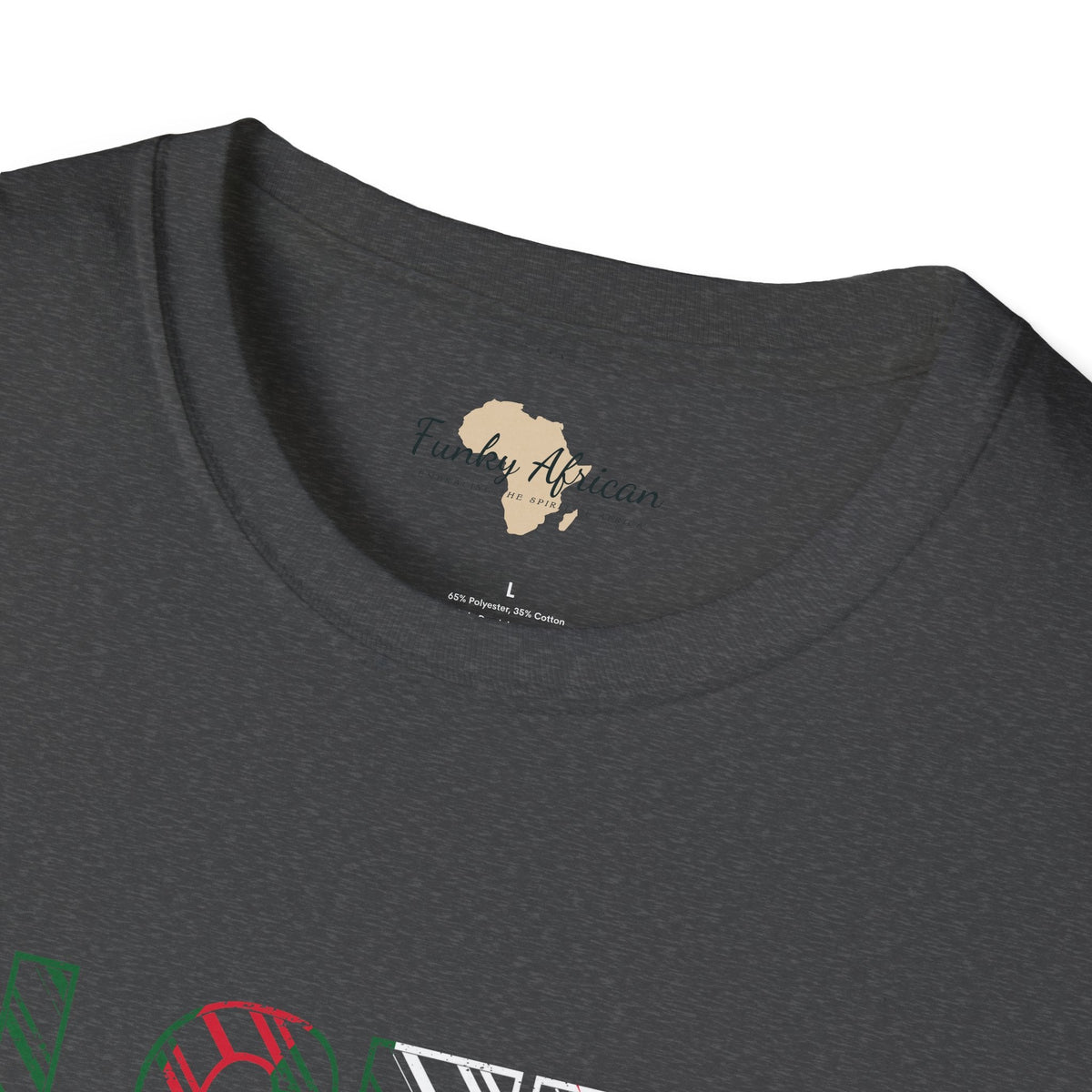 Algeria text unisex softstyle tee Funky African