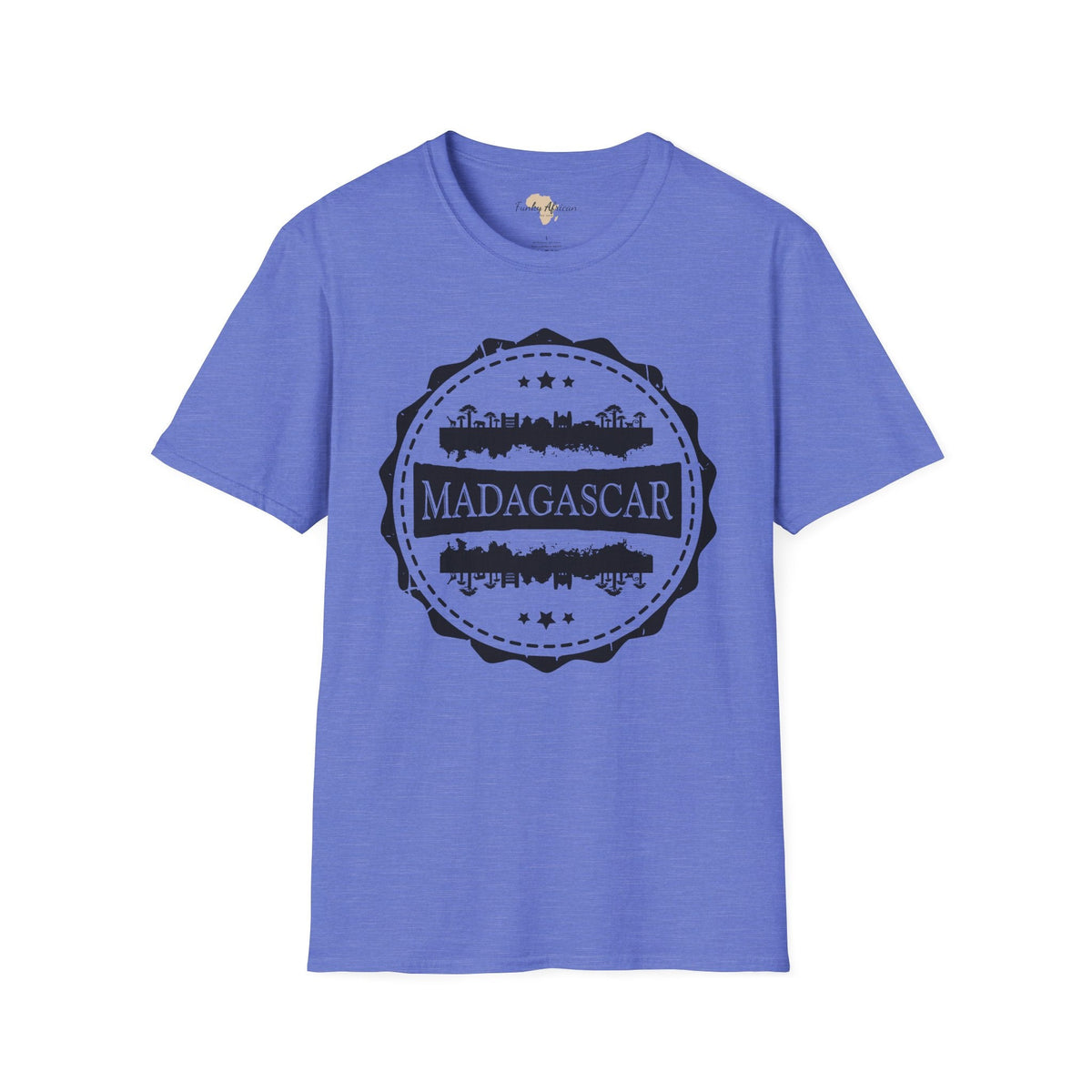 Madagascar Stamp unisex tee Funky African