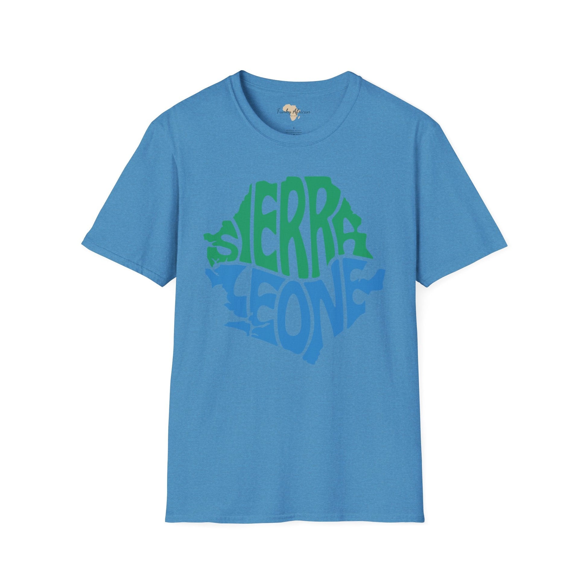 Sierra Leone cut unisex softstyle tee Funky African