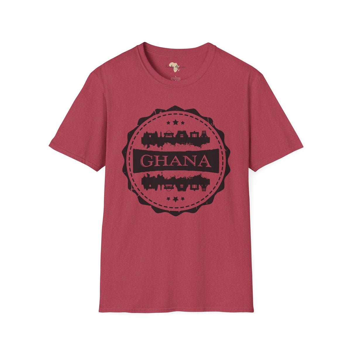 Ghana Stamp unisex tee Funky African