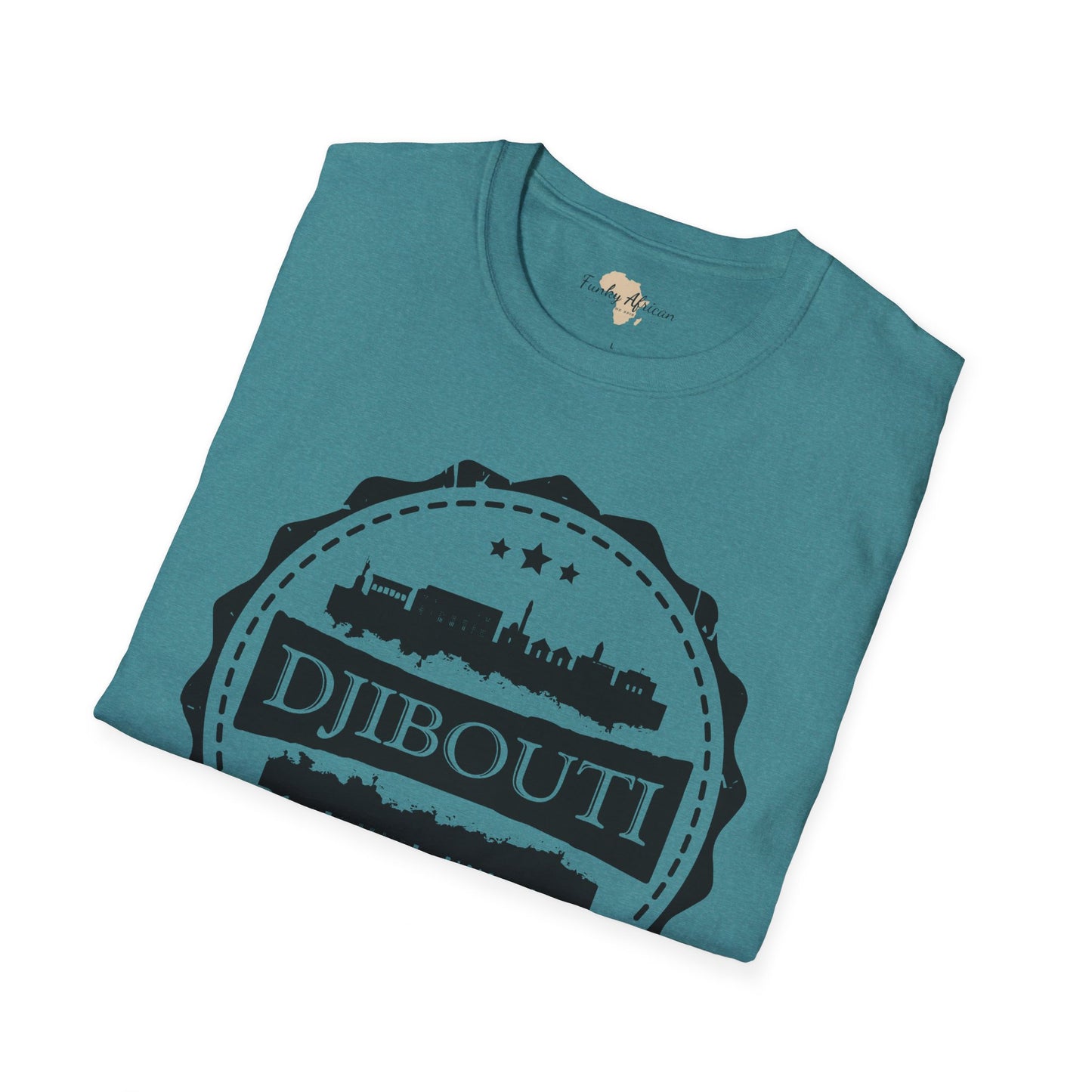 Djibouti Stamp unisex tee