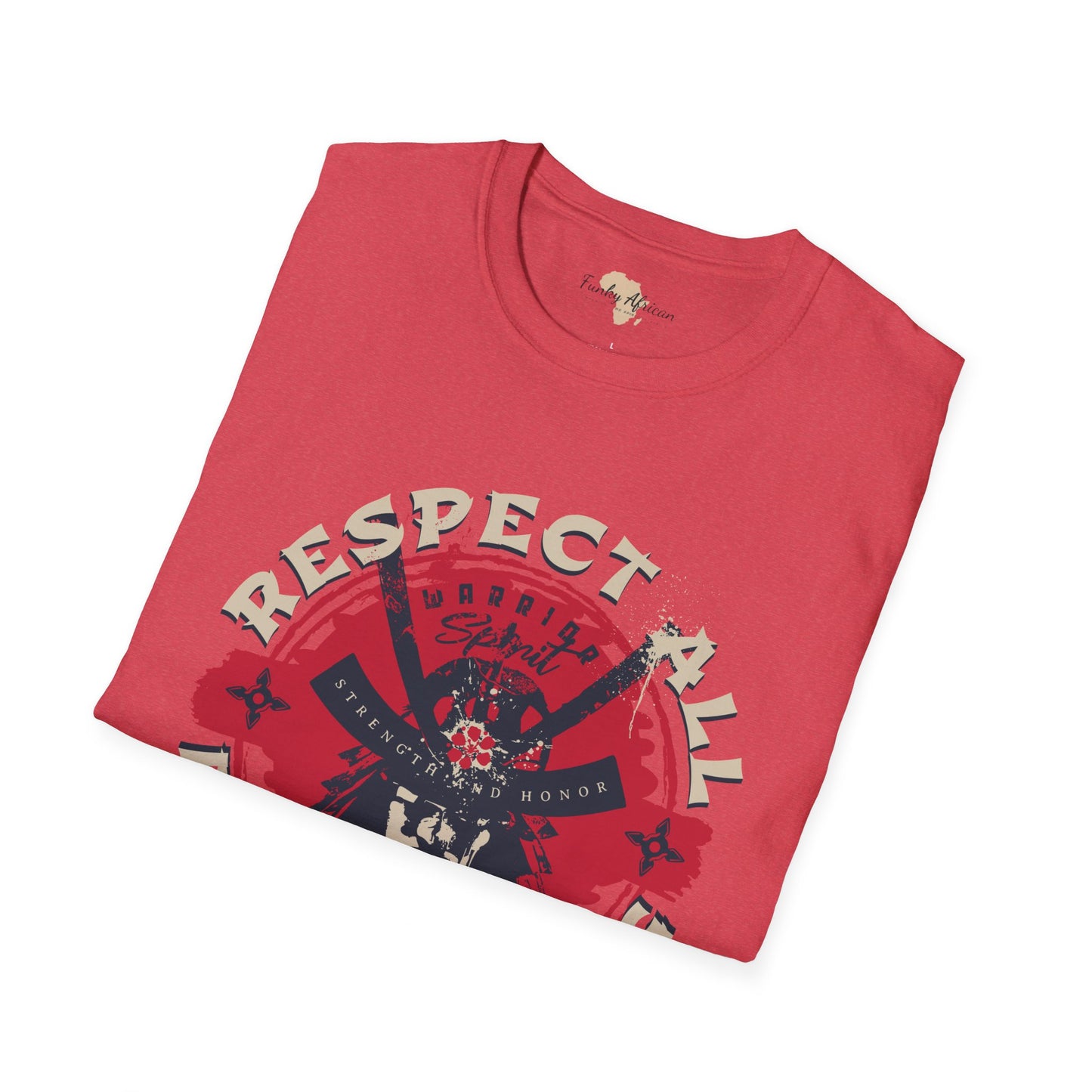 Respect all unisex softstyle tee