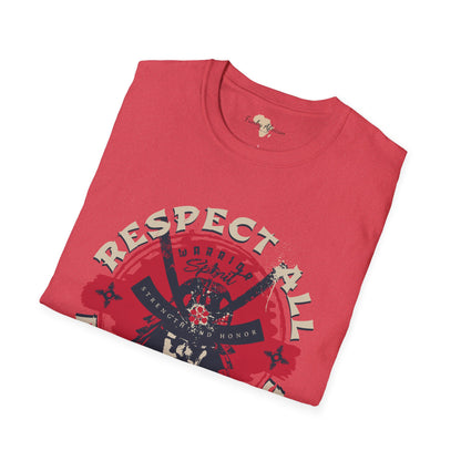 Respect all unisex softstyle tee