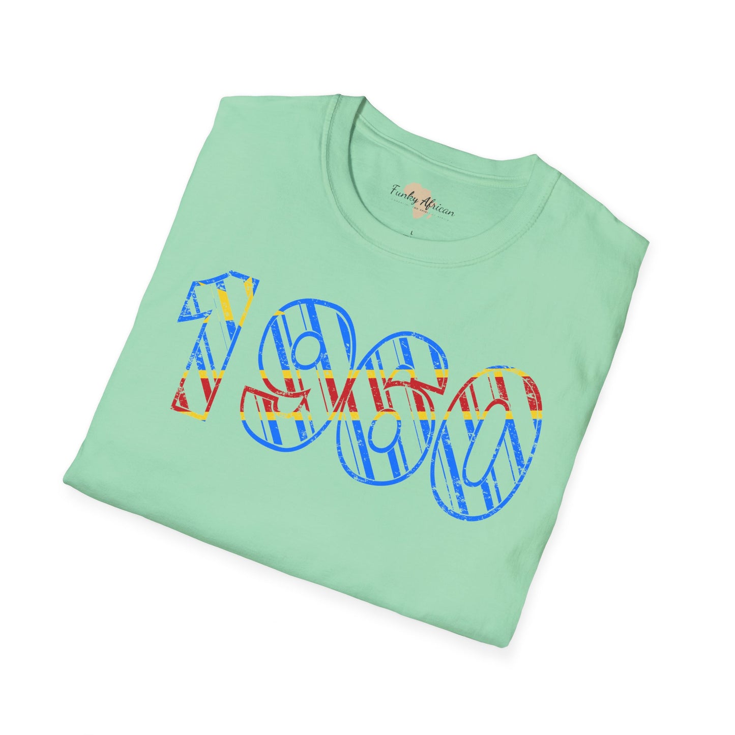 DR Congo year unisex softstyle tee