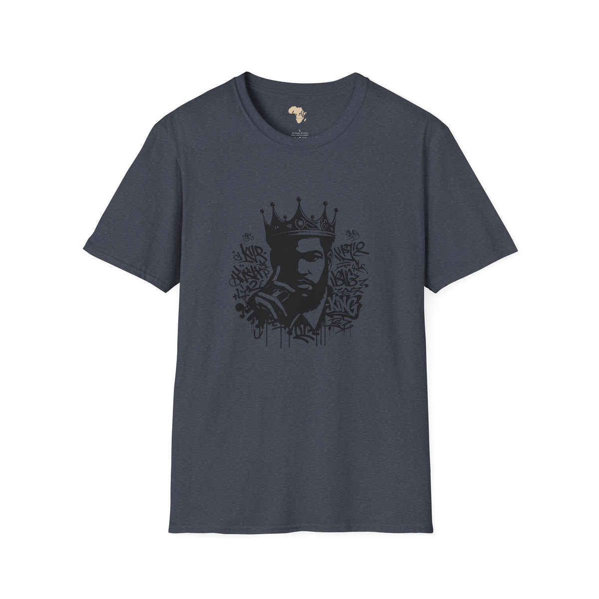 African King graffiti unisex softstyle tee Funky African