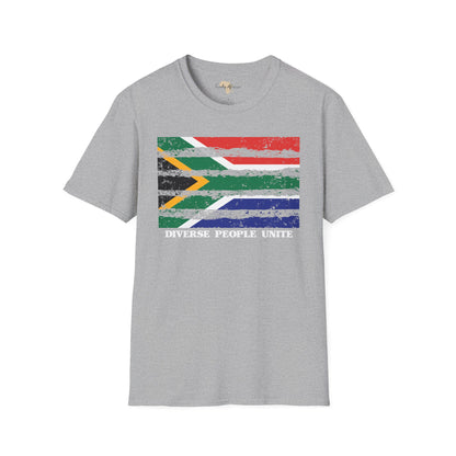 South Africa strip unisex softstyle tee