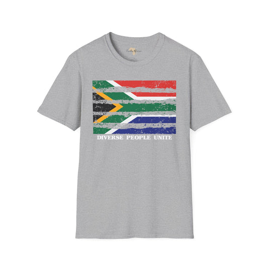 South Africa strip unisex softstyle tee Funky African