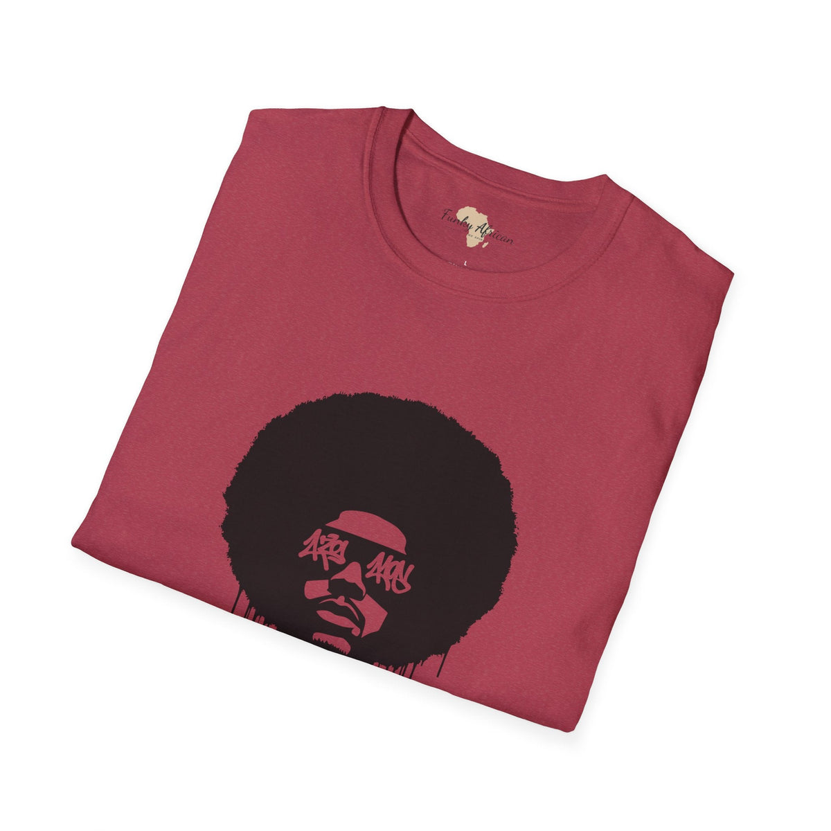Afro graffiti unisex softstyle tee Funky African