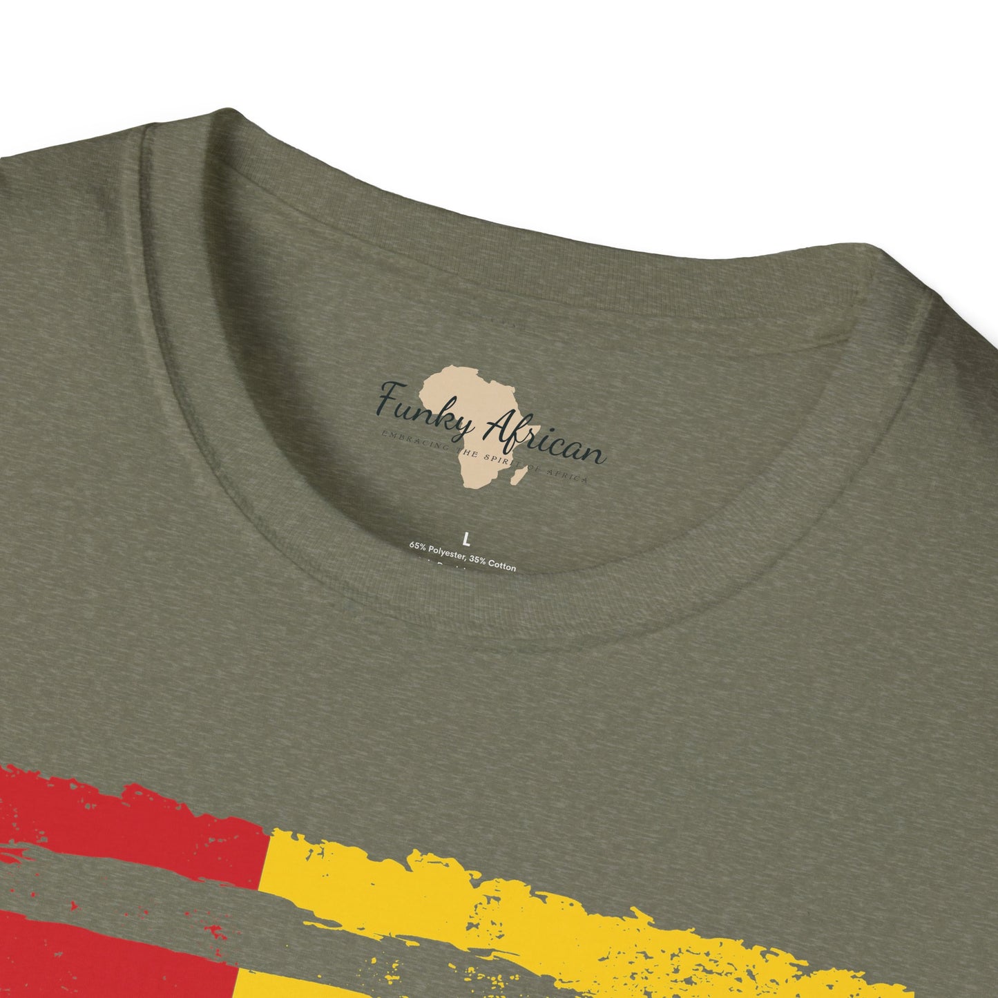 Guinea-Bissau strip unisex softstyle tee