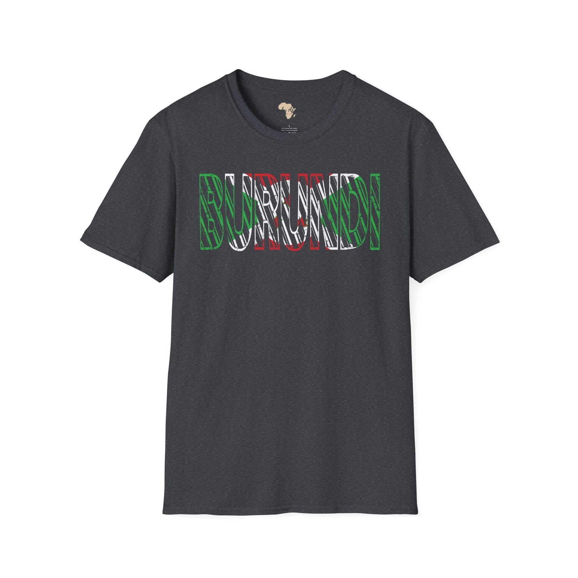 Burundi text unisex softstyle tee Funky African