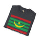 Mauritania strip unisex softstyle tee Funky African