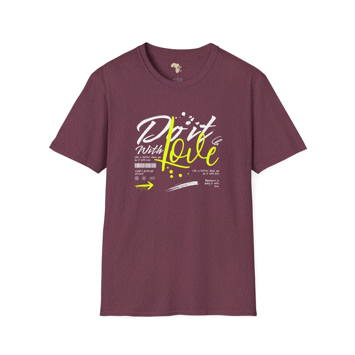 Do it with love unisex tee Funky African