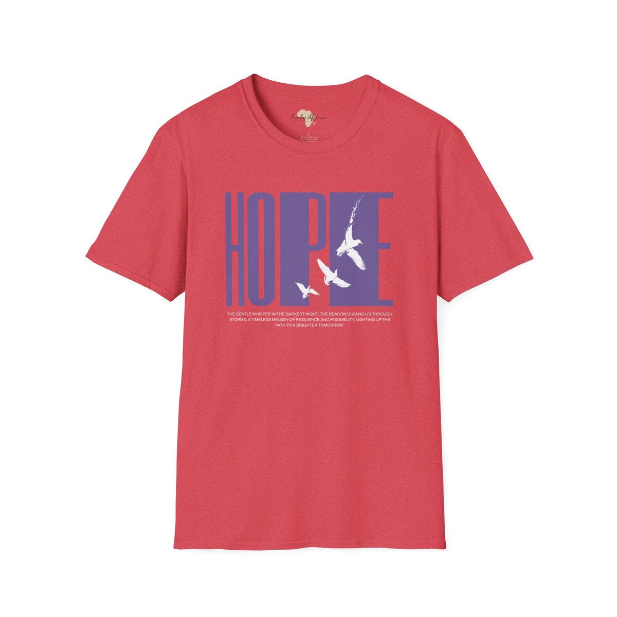 Hope unisex softstyle tee Funky African