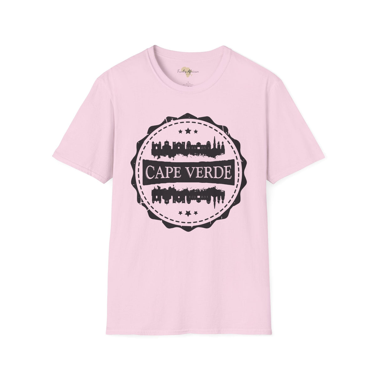 Cabo Verde Stamp unisex tee Funky African