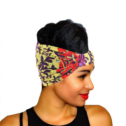 African Style Printed Wide Headband