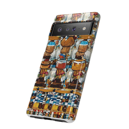 African Print Google Pixel Tough Cases