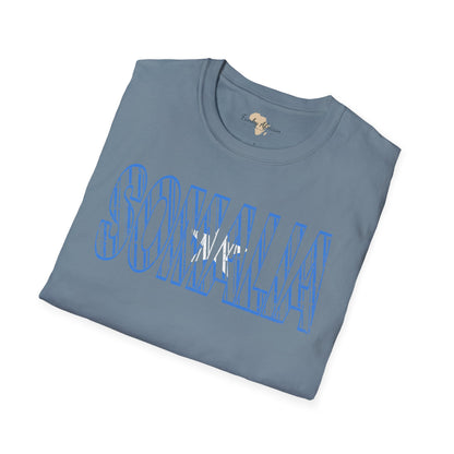 Somalia text unisex softstyle tee