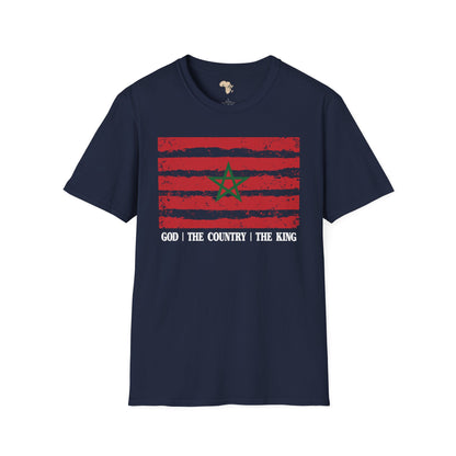 Morocco strip unisex softstyle tee