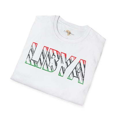 Libya text unisex softstyle tee