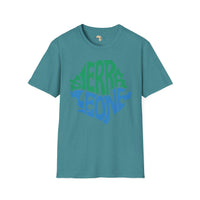 Sierra Leone cut unisex softstyle tee Funky African